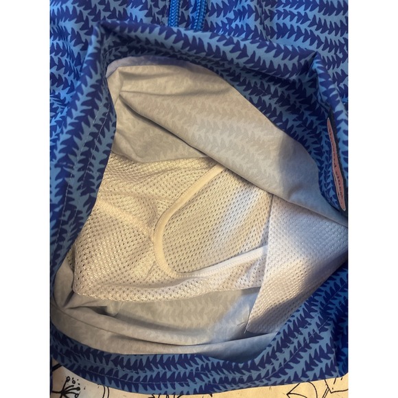 Vineyard Vines Men's Chappy 7" All‎ Over Blue Print Lined Swim Trunks, Large - Picture 5 of 6